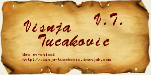 Višnja Tucaković vizit kartica